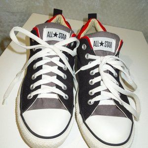 Converse (unisex) black and red Size 9 men 11 Women New no tags